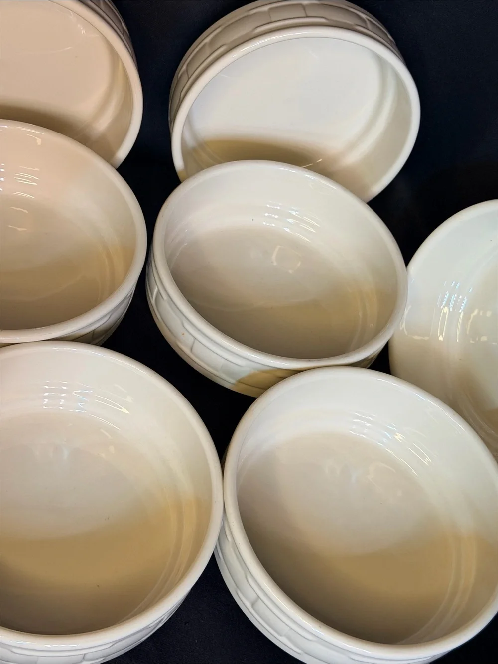 Longaberger Pottery Stackable (One)Six inch Bowl (5 available) EUC Vintage